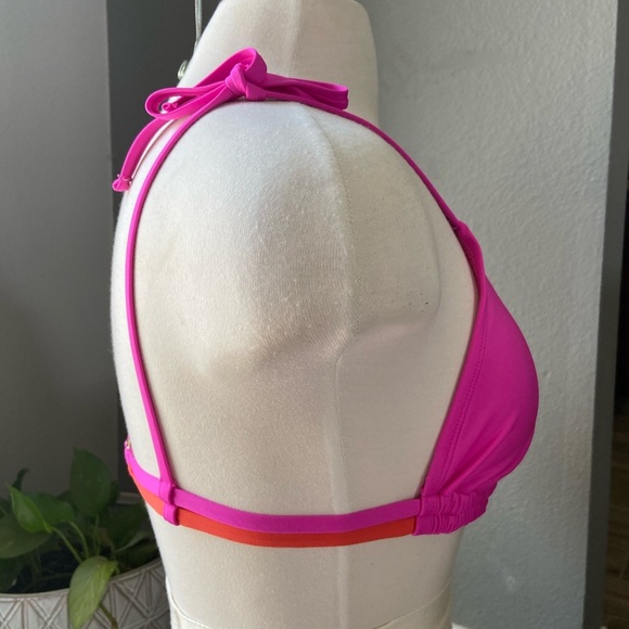 Sugar Beach pink and orange bikini top - Picture 6 of 8